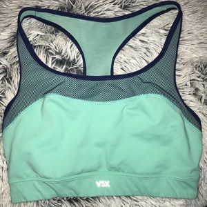 VICTORIA SECRET VSX sports bra blue/greenteal mesh